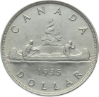 Kanada 1 Dollar 1935 Voyager - George VI.